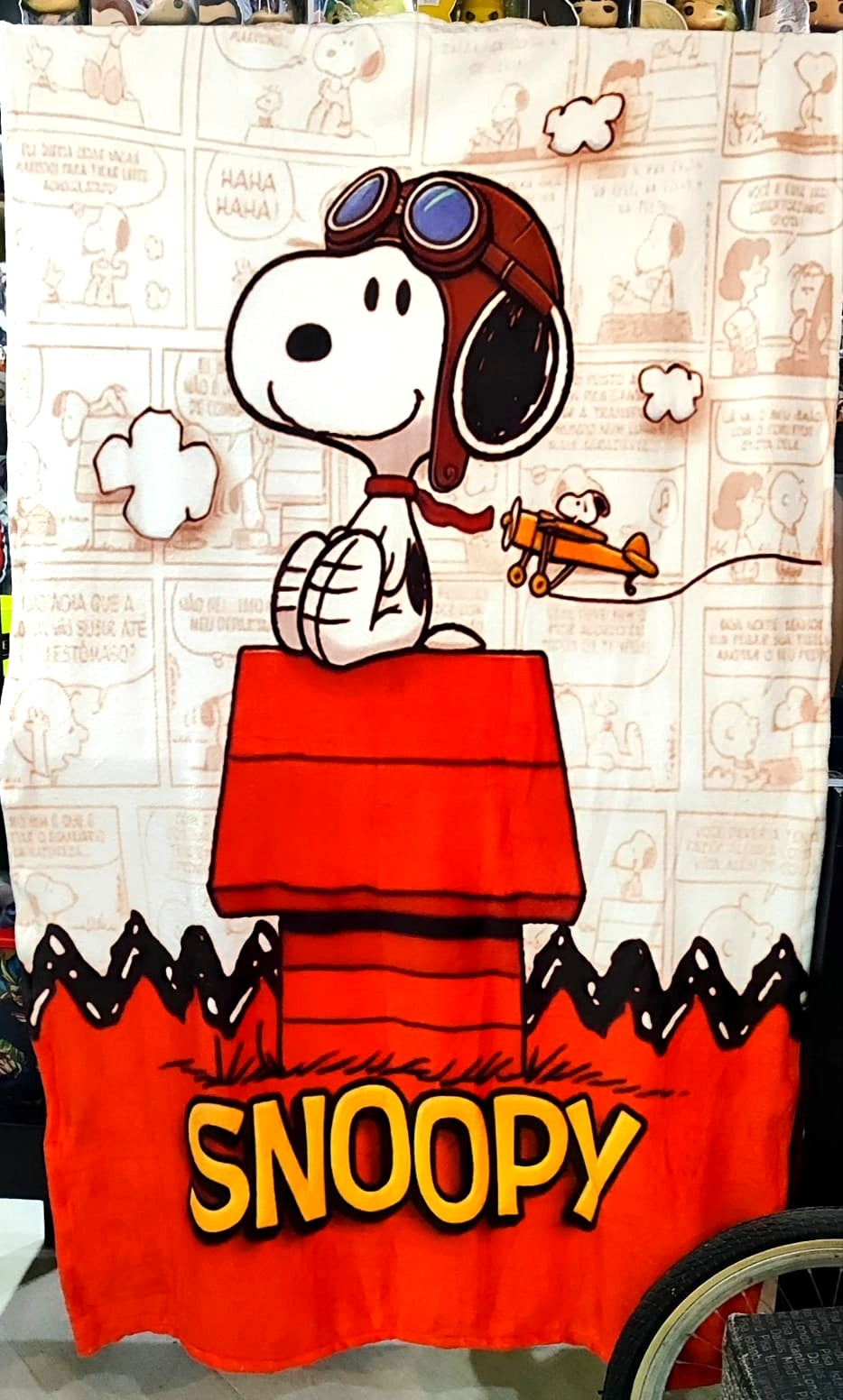 Frazada portada Snoopy