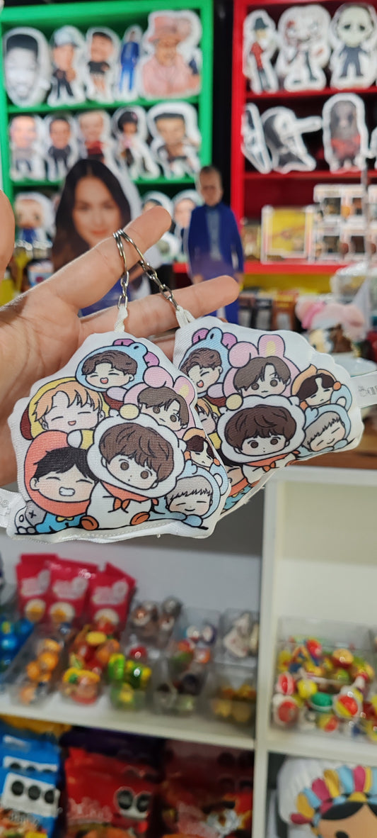 Llavero BTS Cartoon