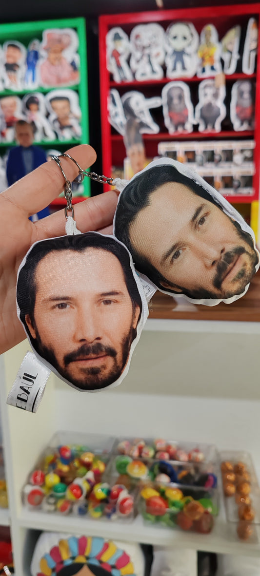 Llavero Cara Keanu Reeves