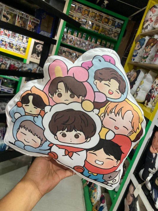 Almohada BTS Cartoon